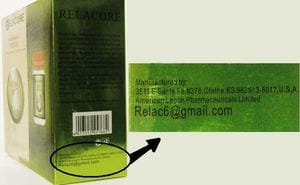 قرص لاغری ریلاکر Relacore ساخت آمریکا 1 قرص لاغری ریلاکر ساخت کمپانی لپتین آمریکا