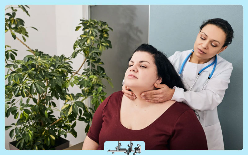 5 بیماری که باعث چاقی افراد می شود 1 کم کاری تیروئید در چاقی