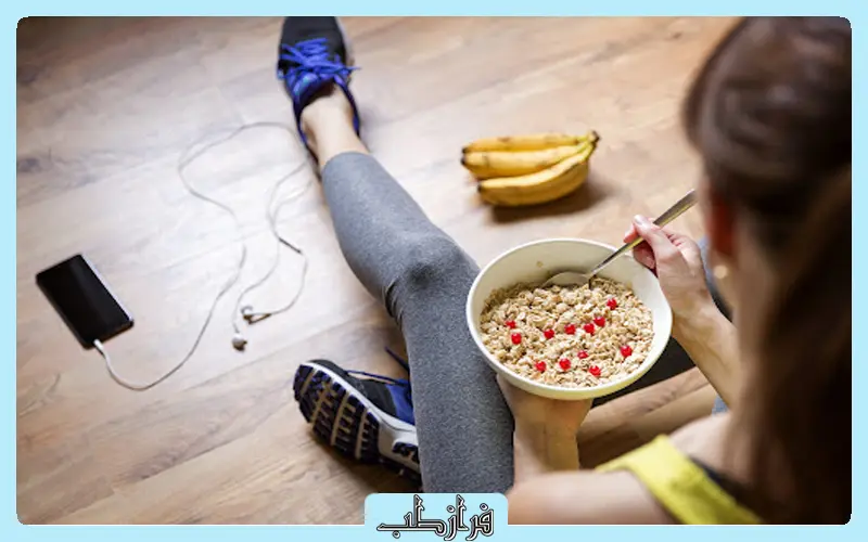 بعد از ورزش چه بخوریم تا چاق شویم ؟