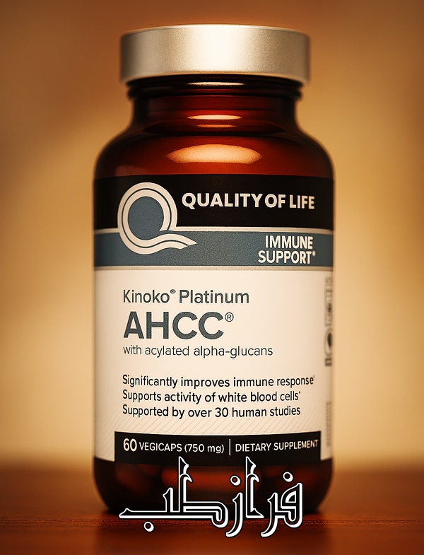 قرص تبخال تناسلی 6 کپسول کینوکو پلاتینیوم ahcc