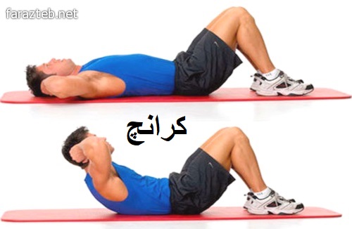 لاغری شکم و پهلو در ۷ روز 4 تمرین کرانچ برای لاغری پهلو و شکم در ۷ روز