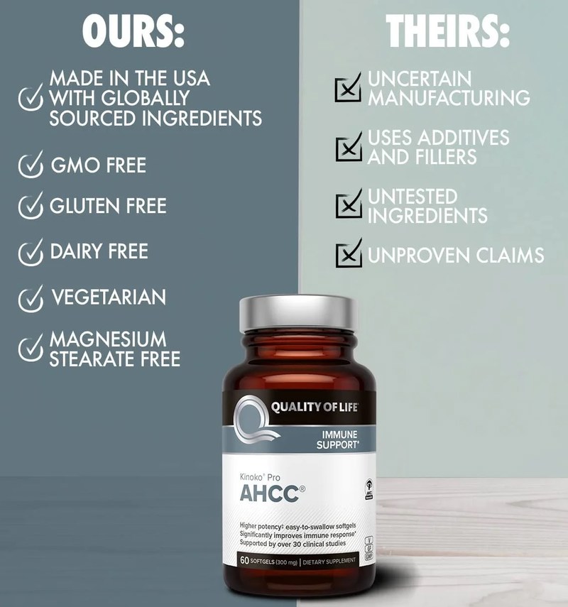 کپسول AHCC Kinoko Rx سافت ژل 4 خواص قرصAHCC Kinoko Rx