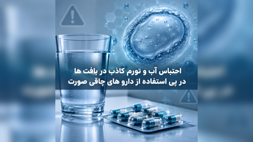 7 ریسک دارو، قرص و کپسول چاقی صورت قاچاقی 4 احتباس آب و تورم کاذب در بافت ها در پی استفاده از دارو های چاقی صورت